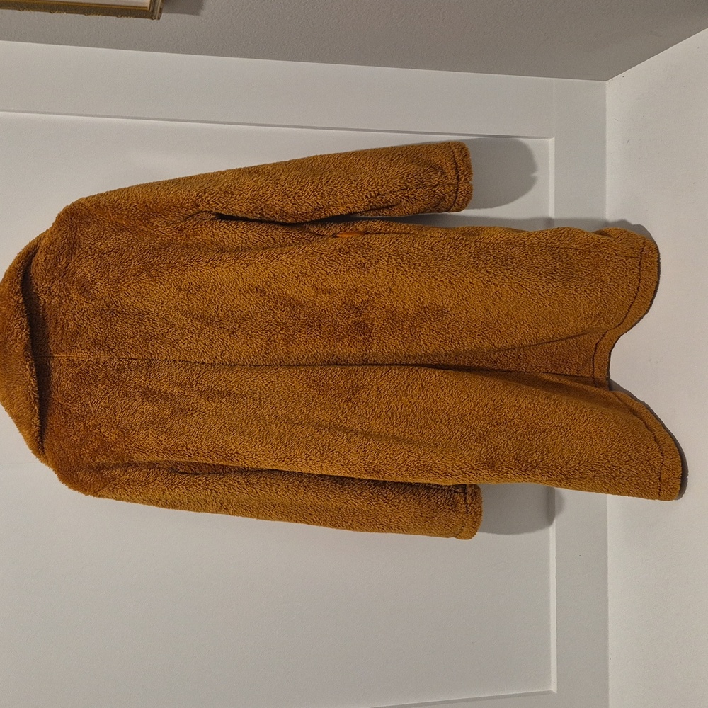 Tan Teddy Coat | Large - Picture 6 of 7